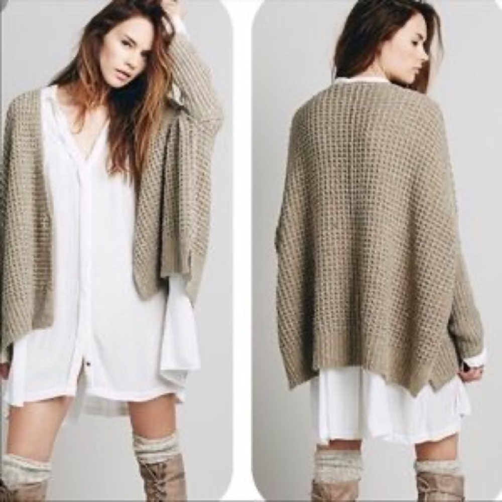 Free People Breeze Cardigan in Teak